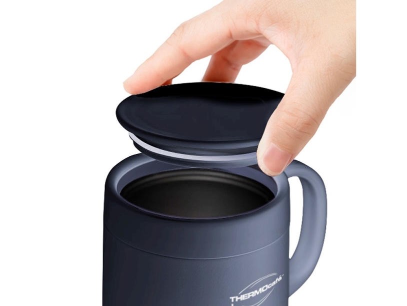 Термокружка THERMOcafe TCCM-460SY, 460 мл (синий)  (Изображение 4)