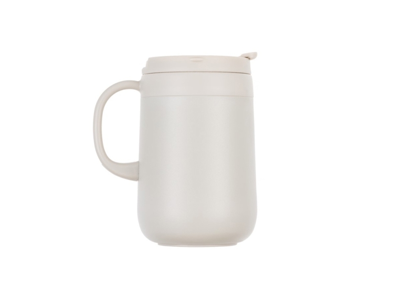 Термокружка THERMOcafe TCCM-460SY, 460 мл (бежевый)  (Изображение 2)