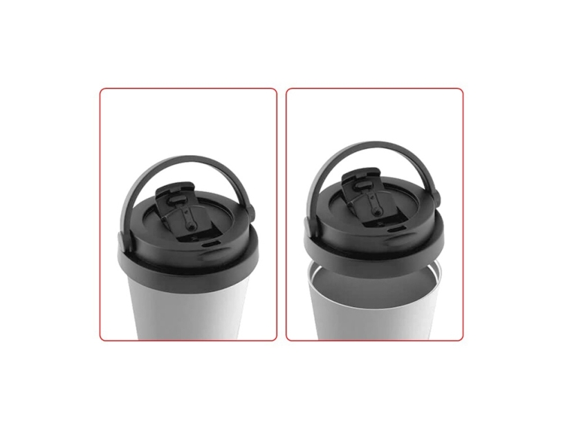 Термокружка THERMOcafe TCCM-500KA, 500 мл (серый)  (Изображение 3)