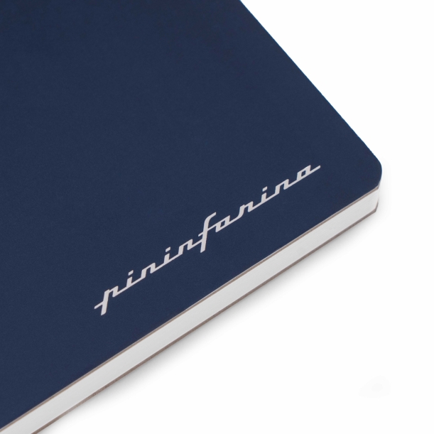 Блокнот линованный Pininfarina из каменной бумаги в твердой обложке, А5, синий (Изображение 7)