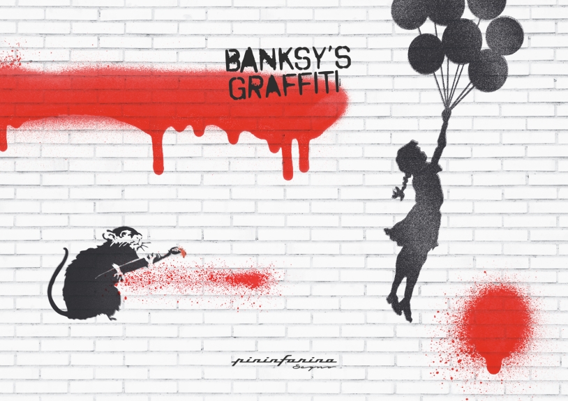 Блокнот линованный Pininfarina Banksy Крыса из каменной бумаги, А5 (Изображение 9)