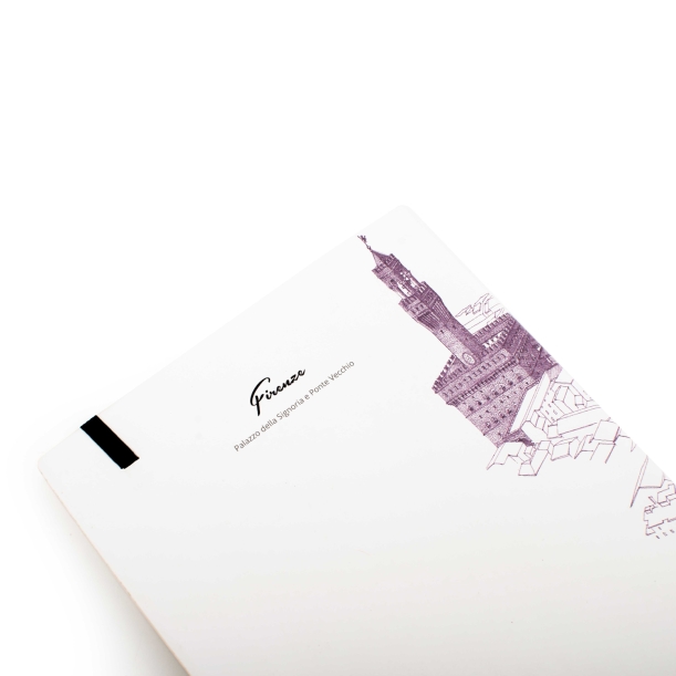 Блокнот линованный Pininfarina ITALIAN BEAUTY FIRENZE из каменной бумаги, А5 (Изображение 8)
