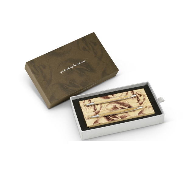 Набор из двух ручек Pininfarina Cambiano BOX CEDARWOOD (Изображение 2)