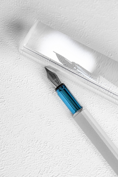 Перьевая ручка PININFARINA PF One SILVER /BLUE (Изображение 13)