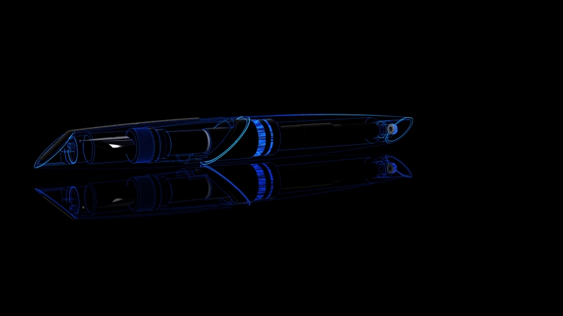 Перьевая ручка PININFARINA PF Two BLUE (Изображение 17)