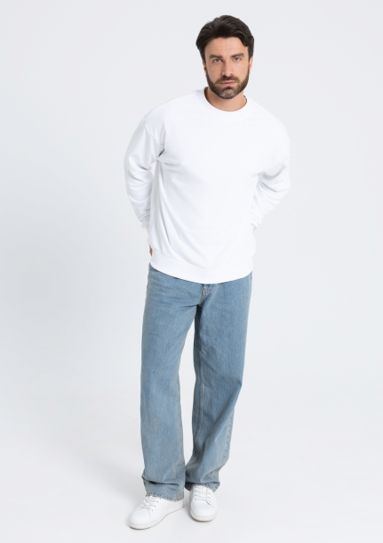 Свитшот унисекс STAN футер без начёса, 350, 96 (Белый) 54/XXL (Изображение 5)