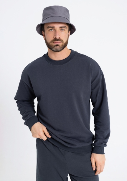 Свитшот унисекс STAN футер без начёса, 350, 96 (Графит) 44/XS (Изображение 9)