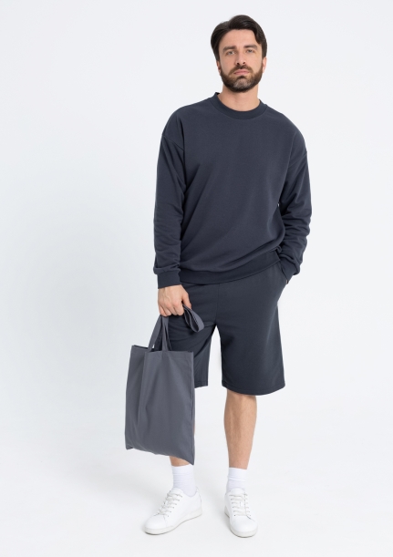 Свитшот унисекс STAN футер без начёса, 350, 96 (Графит) 52/XL (Изображение 10)