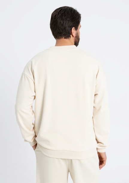 Свитшот унисекс STAN футер без начёса, 350, 96 (Молочный) 54/XXL (Изображение 7)
