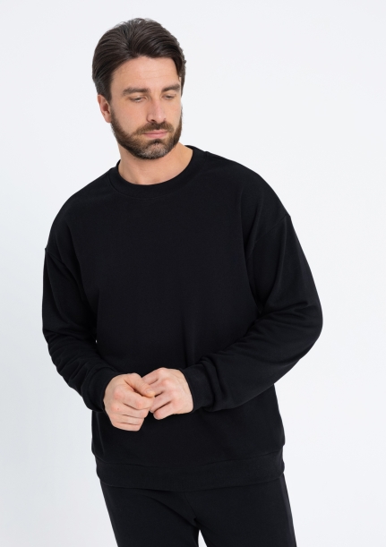 Свитшот унисекс STAN футер без начёса, 350, 96 (Чёрный) 52/XL (Изображение 7)