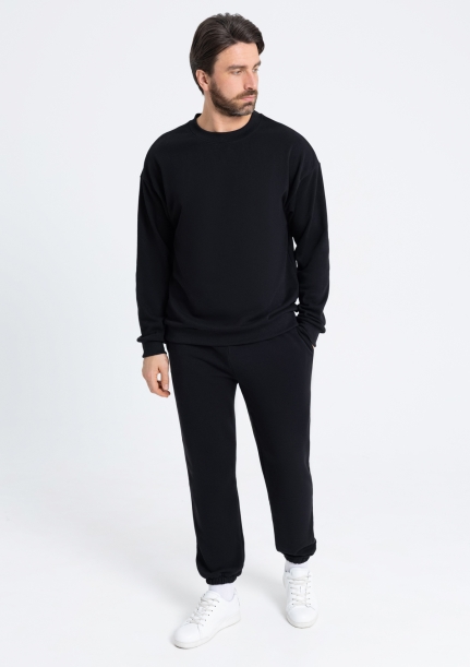 Свитшот унисекс STAN футер без начёса, 350, 96 (Чёрный) 56/XXXL (Изображение 5)