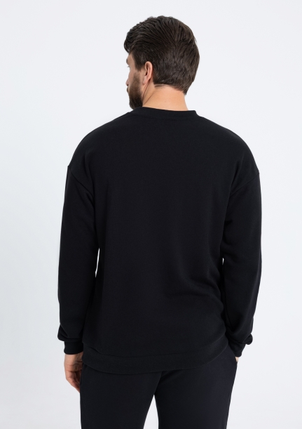 Свитшот унисекс STAN футер без начёса, 350, 96 (Чёрный) 56/XXXL (Изображение 6)