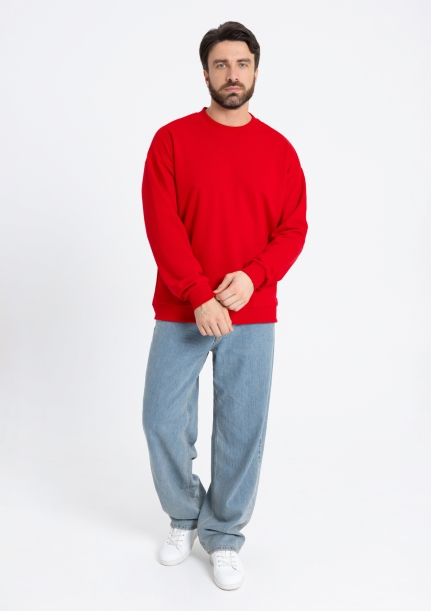 Свитшот унисекс STAN футер без начёса, 350, 96 (Красный) 52/XL (Изображение 5)