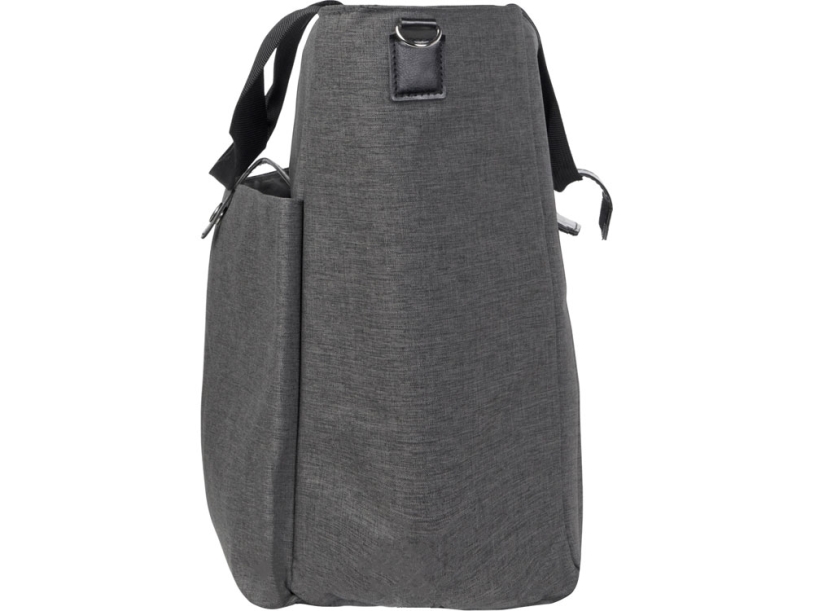 Сумка-холодильник Fabrizio со штопором, серый/черный (Изображение 9)
