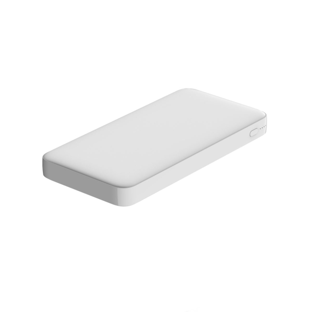 Внешний аккумулятор Polus, 10000 Mah, софт-тач покрытие, белый (Изображение 2)
