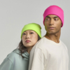 Шапка вязаная  двойная Wind-S, серо-голубой, 100% переработанный полиэстер (Изображение 5)