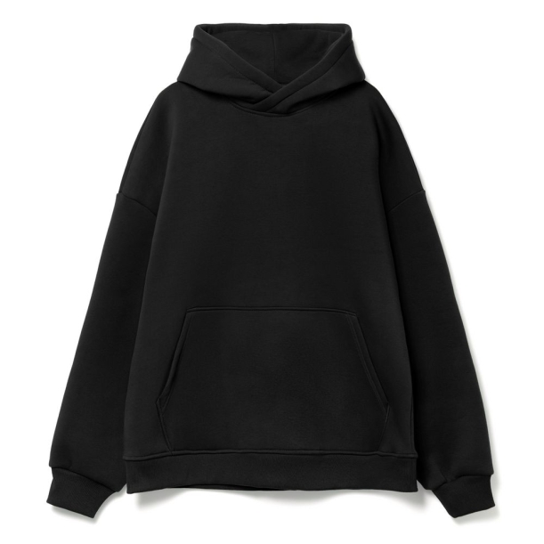 Худи Kulonga Oversize, черное, размер 3XL/4XL (Изображение 1)