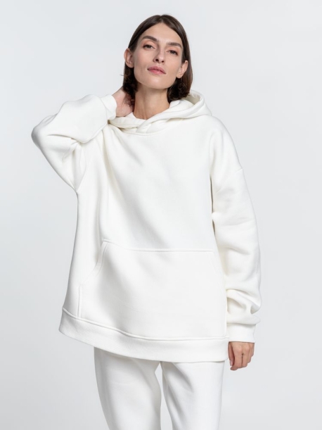 Худи Kulonga Oversize, молочно-белое, размер 3XL/4XL (Изображение 6)