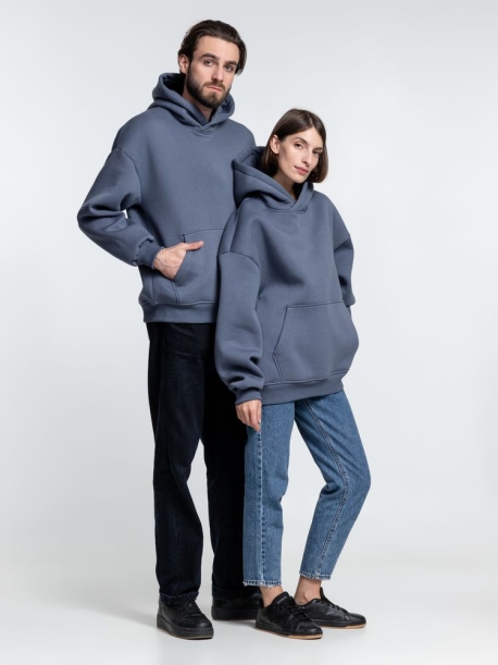 Худи Kulonga Oversize, темно-серое, размер 3XL/4XL (Изображение 13)