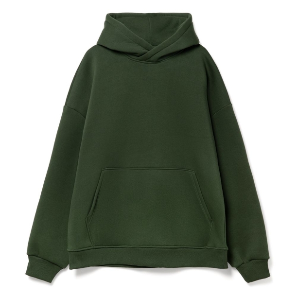Худи Kulonga Oversize, темно-зеленое, размер 3XL/4XL (Изображение 1)