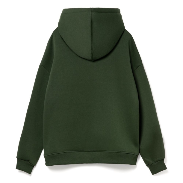 Худи Kulonga Oversize, темно-зеленое, размер 3XL/4XL (Изображение 2)