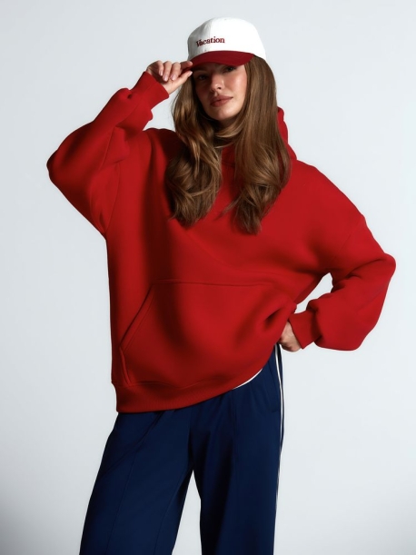Худи Kulonga Oversize, красное, размер ХS/S (Изображение 7)