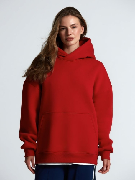 Худи Kulonga Oversize, красное, размер ХL/ХХL (Изображение 6)