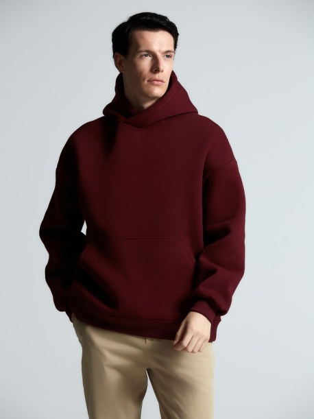 Худи Kulonga Oversize, бордовое, размер 3XL/4XL (Изображение 6)
