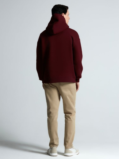 Худи Kulonga Oversize, бордовое, размер 3XL/4XL (Изображение 9)