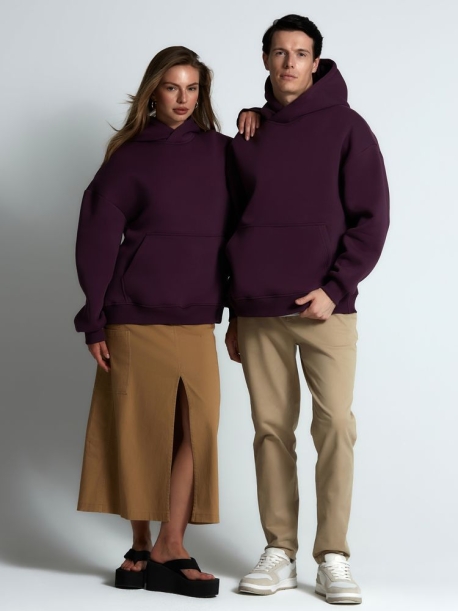 Худи Kulonga Oversize, фиолетовое, размер 3XL/4XL (Изображение 15)