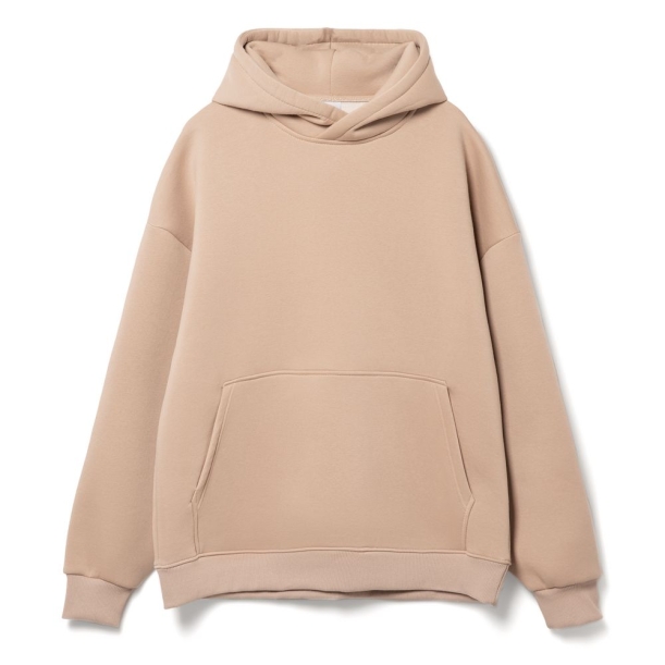 Худи Kulonga Oversize, бежевое (песочное), размер XL/XXL (Изображение 1)