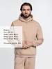 Худи Kulonga Oversize, бежевое (песочное), размер 3XL/4XL (Изображение 9)