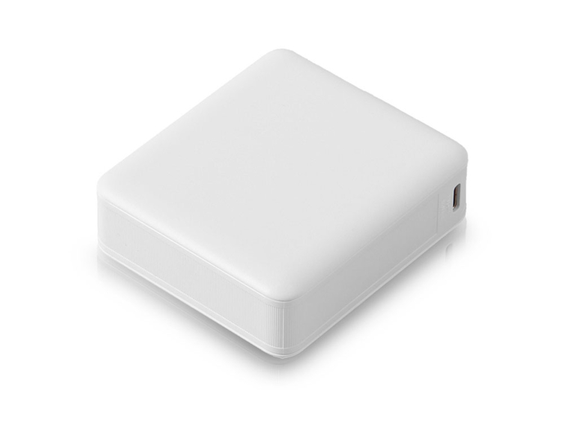 Внешний аккумулятор Brick 10 с быстрой зарядкой QC/PD, 10000 мАч, белый (Изображение 2)