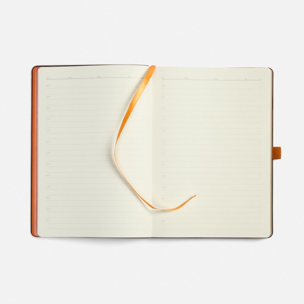 Ежедневник Peel Flex, недатированный, оранжевый (Изображение 9)