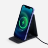 Подставка для смартфона с беспроводной зарядкой Kickstand, серая (Изображение 1)