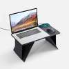 Складной стол для ноутбука с беспроводной зарядкой Kickstand Table, серый (Изображение 1)