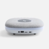 Bluetooth колонка с беспроводной зарядкой и подсветкой Terrafonic, серая (Изображение 4)