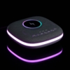 Bluetooth колонка с беспроводной зарядкой и подсветкой Terrafonic, серая (Изображение 9)