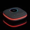 Bluetooth колонка с беспроводной зарядкой и подсветкой Terrafonic, серая (Изображение 11)