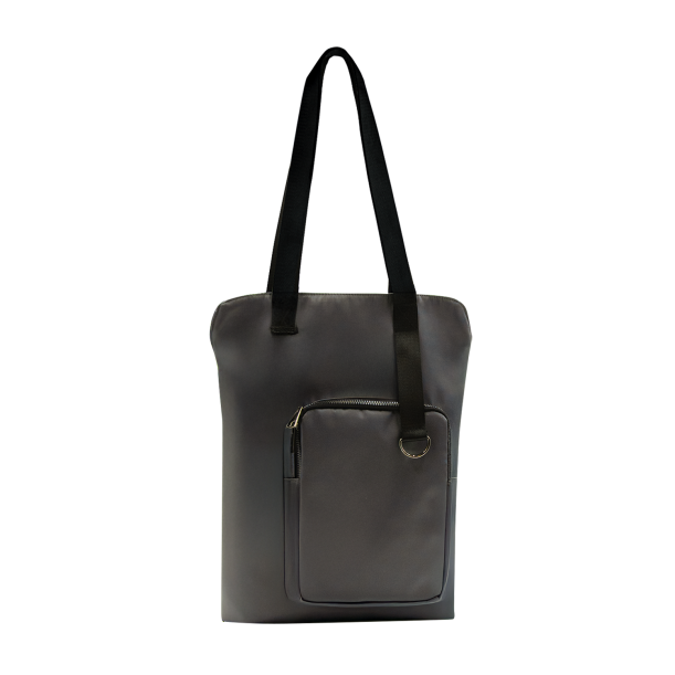 Шоппер Superbag Pocket (серый с черным) (Изображение 1)