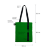 Шоппер Superbag Bubble New (зеленый с черным) (Изображение 4)