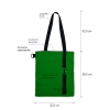 Шоппер Superbag Bubble New (зеленый с черным) (Изображение 4)