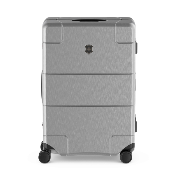 Чемодан VICTORINOX Lexicon Framed, серебристый, 100% поликарбонат Makrolon, 46x28x68 см, 72 л (Изображение 1)