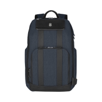 Рюкзак VICTORINOX Architecture Urban2 Deluxe Backpack 15”, синий, полиэстер/кожа, 31x23x46 см, 23 л