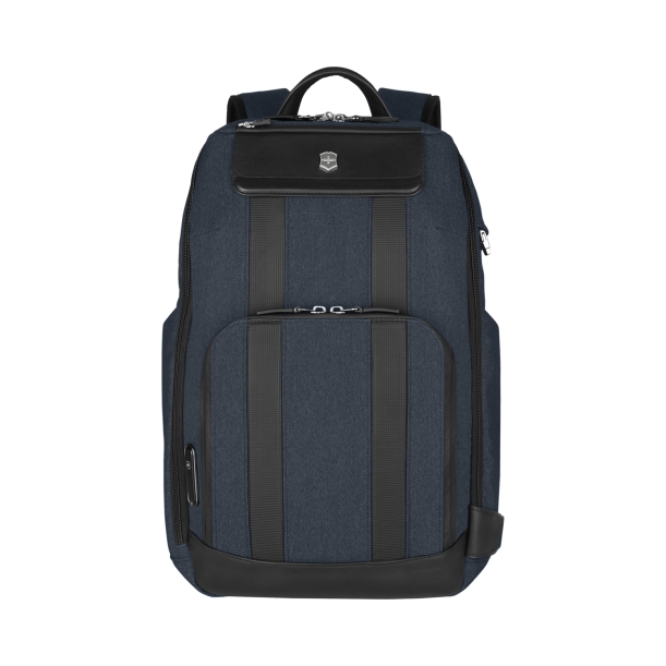 Рюкзак VICTORINOX Architecture Urban2 Deluxe Backpack 15”, синий, полиэстер/кожа, 31x23x46 см, 23 л (Изображение 1)
