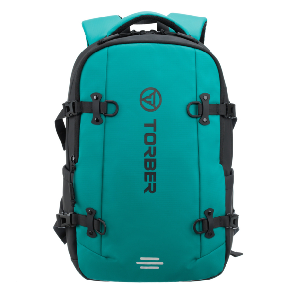 Рюкзак спортивный TORBER Xtreme 18", зелёный/чёрный, 31 х 12 х 46 см, 17л (Изображение 1)
