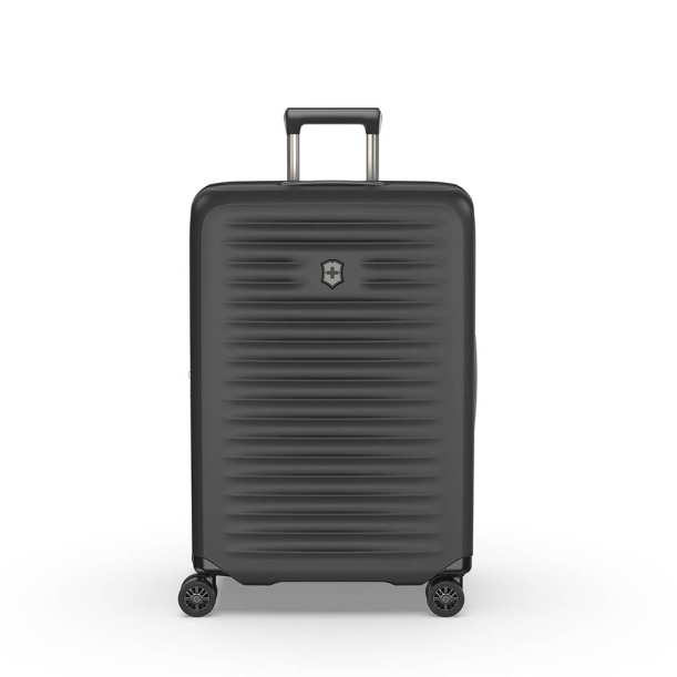 Чемодан VICTORINOX Airox Advanced, черный матовый, 100% поликарбонат Makrolon, 46x29x69 см, 75 л (Изображение 1)