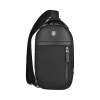 Рюкзак на одно плечо VICTORINOX Architecture Urban2 Sling Bag, черный, полиэстер/кожа, 17x8x28 см, 2 л (Изображение 1)