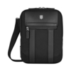 Сумка через плечо VICTORINOX Architecture Urban2 Crossbody Bag, черный, полиэстер/кожа, 22x9x28 см, 6 л (Изображение 1)