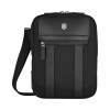Сумка через плечо VICTORINOX Architecture Urban2 Crossbody Bag, черный, полиэстер/кожа, 22x9x28 см, 6 л (Изображение 1)